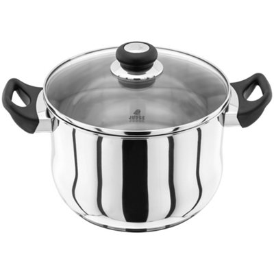 Judge Vista Stainless Steel Stockpot 24Cm / 5LSilver from B&Q