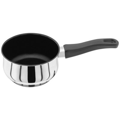 Judge Vista Stainless Steel Non-Stick Milk Pan 14Cm / 900CmSilver from B&Q