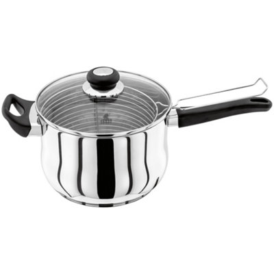 Judge Vista Stainless Steel Deep Fryer/chip Pan 22Cm / 1.5LSilver from B&Q