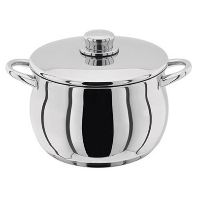 Stellar 1000 26Cm Stainless Steel Stockpot from B&Q