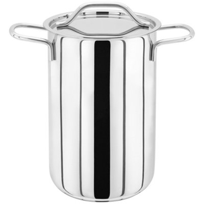 Judge Stainless Asparagus Steamer 14Cm With LidSilver from B&Q