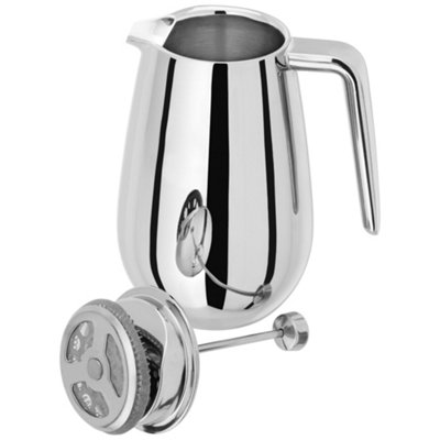 Judge Coffee 3 Cup Double Walled Cafetiere 350Ml - Silver