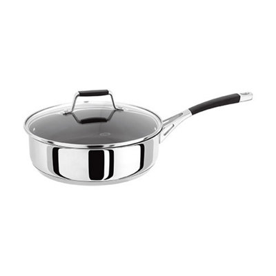 Stellar 5000 Induction 24Cm Non-Stick Saute Pan from B&Q