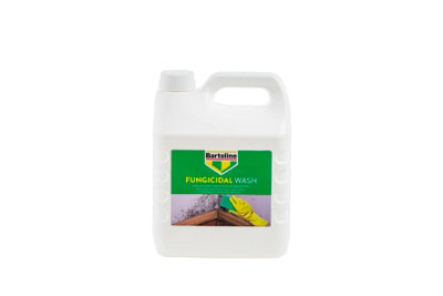 Bartoline Fungicidal Wash Mould Algae Lichen Mildew Cleaner Remover Surfaces 4L from B&Q