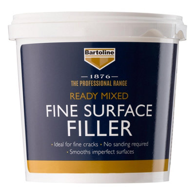 Bartoline 1876 Ready Mixed Fine Surface Filler Repair Holes Dents Nicks 1.5Kg from B&Q