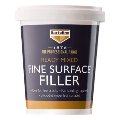 Bartoline 1876 Ready Mixed Fine Surface Filler Repair Small Hole Dent Nick 600G from B&Q