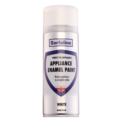 Bartoline Appliance Enamel Paint White Fridges Freezers Colour Restoration 400Ml from B&Q