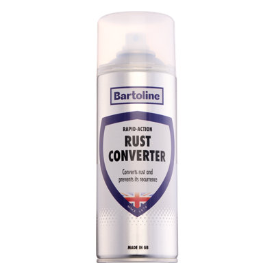 Bartoline Rust Converter Spray Fast Self-Priming Formula Metal Surfices 400Ml from B&Q