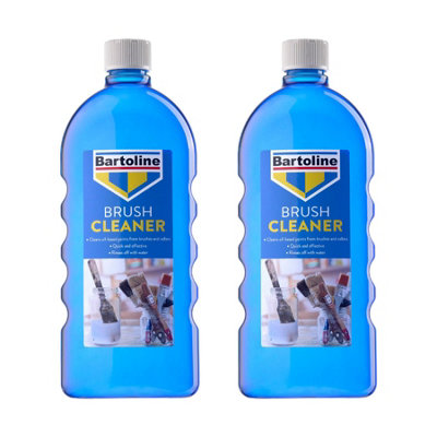 2X Bartoline Brush Cleaner Fast Acting Oil-Based Paint Stain Remover Tool 1L from B&Q