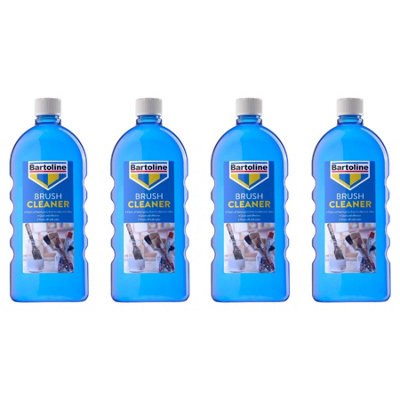 4X Bartoline Brush Cleaner Fast Acting Oil-Based Paint Stain Remover Tool 1L from B&Q