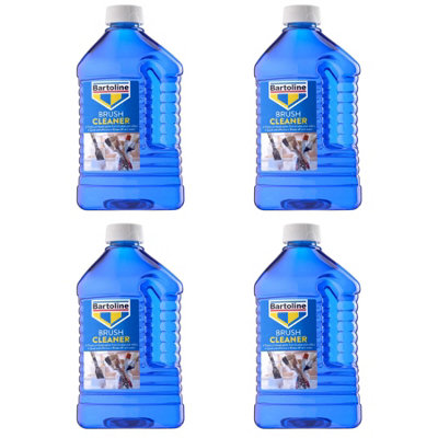 4X Bartoline Brush Cleaner Fast Acting Oil-Based Paint Stain Remover Tool 2L