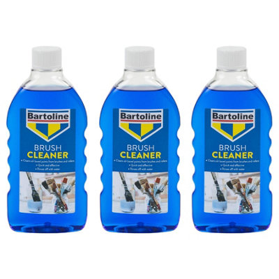 3X Bartoline Brush Cleaner Fast Acting Oil-Based Paint Stain Remover Tool 500Ml from B&Q