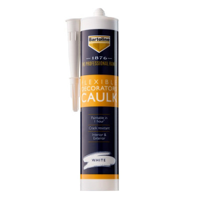 B&Q - 3X  1876 Caulk Flexible Filler Decorators Acrylic Sealant Gaps 310Ml