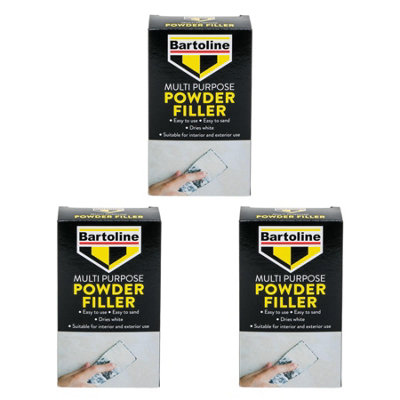 3X Bartoline Multi Purpose Powder Filler Plaster Wood Brick Stone Repair 450G from B&Q
