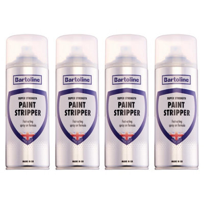 4X Bartoline Paint Stripper Non-Grip Formula Paint Varnish Lacquer Remover 400Ml from B&Q