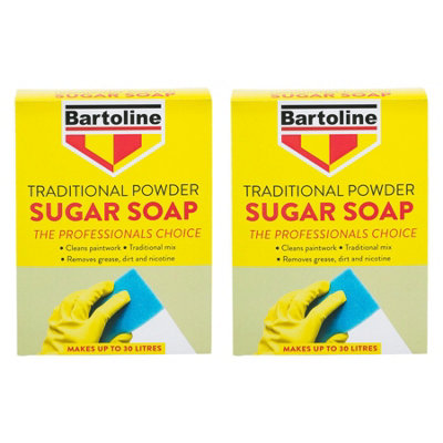 2X Bartoline Sugar Soap Powder Paint Cleaner Grease Dirt Remover 1.5Kg from B&Q