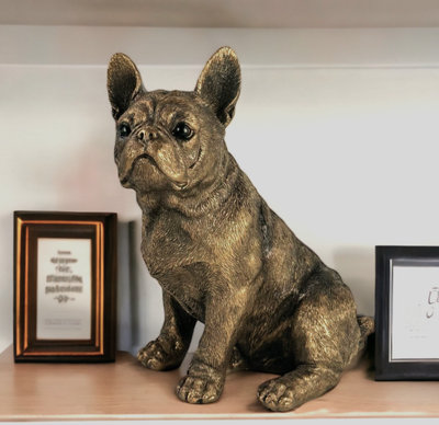 Animal Crackers French Bulldog Figurine From The Leonardo Reflections Bronzed RangeGift Boxed. from B&Q