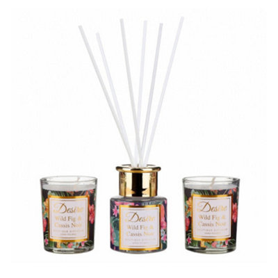 Desire Reed Diffuser & Candles Gift SetWild Fig from B&Q