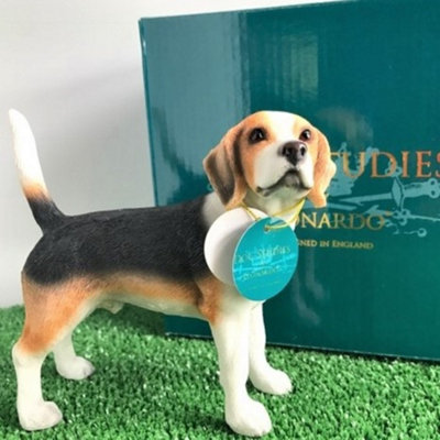 B&Q -  Beagle Figurine From The Leonardo Dog Studies RangeGift Boxed.