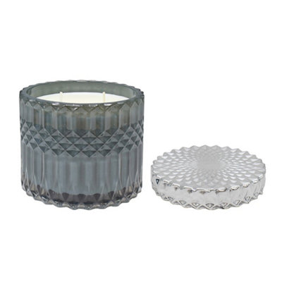 Desire Crystal Silver Soy Candle JarMagnolia & Mulberry