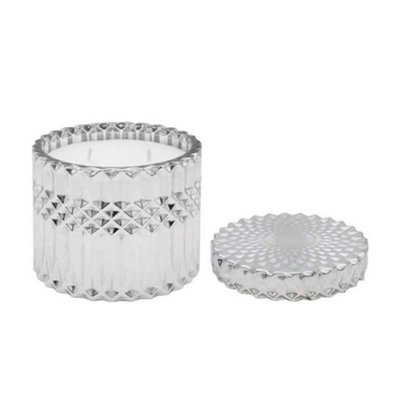 Desire Crystal Silver Soy Candle JarVanilla Anise