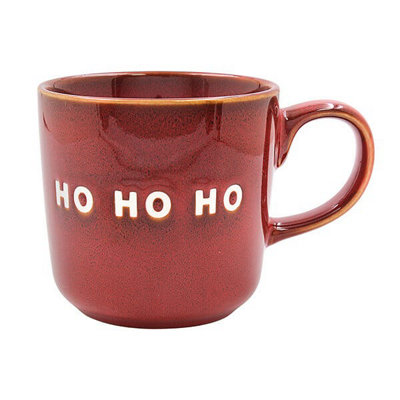 Joe Davies Christmas Jolly Red 'ho Ho Ho' Mug from B&Q