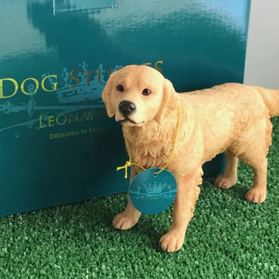 B&Q -  Golden Retriever Figurine From The Leonardo Dog Studies RangeGift Boxed.
