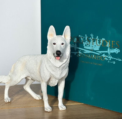 Animal Crackers White German Shepherd Figurine From The Leonardo Dog Studies RangeGift Boxed. from B&Q