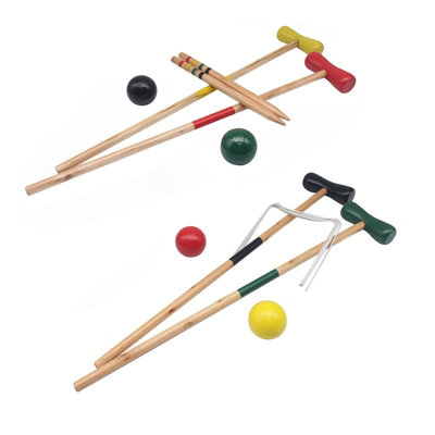 Garden Games Croquet Family Outdoor Play Party Bonding Lawn Kids Fun Activity from B&Q