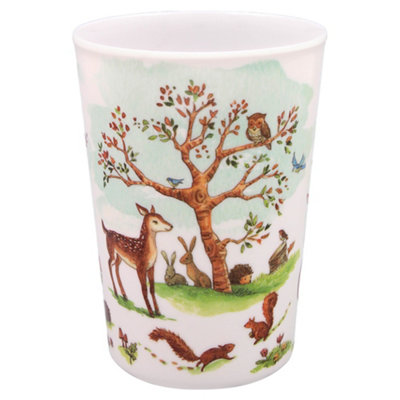 Beaker Cup Forest Friends Woodland Animal Kids Cup With Deer & Tree Design from B&Q