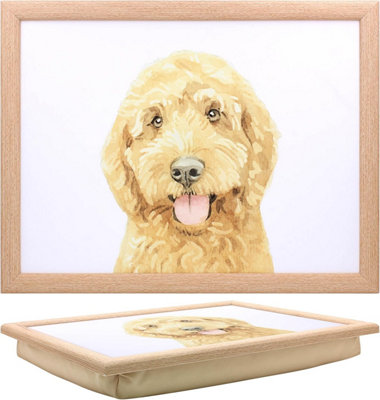 Lesser & Pavey Cockapoo Laptray Robert James Hull Lap Tray For Food Serving & Breakfast from B&Q