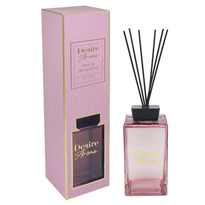 Reed Diffuser Oud & Bergamot Fragrance 2000Ml Scented Air Freshener Aromatherapy