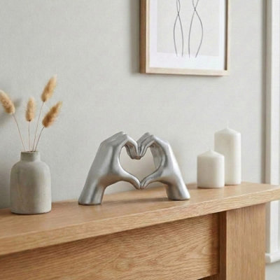 - Silver Auric Love Hands Ornament