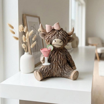 Highland Cow Happy Hour Ornament from B&Q