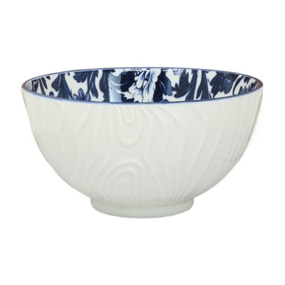 - Bowl Serving Fleur Oriental Vintage Floral Ceramic Random Design Kitchenware