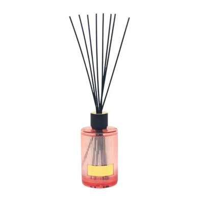 Maison Perfum 1000Ml Ribbed Reed DiffuserScent:rouge (Baccarat Rouge Inspired)