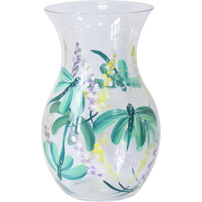 Lesser & Pavey Lynsey Johnstone Dragonfly Hand Painted Vase from B&Q