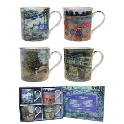 Leonardo 4 Fine China Mugs SetArtists: Monet from B&Q