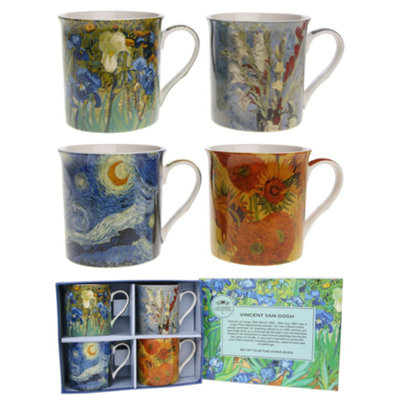Leonardo 4 Fine China Mugs SetArtists: Van Gogh from B&Q