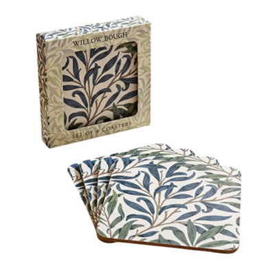  - William Morris 4 Coasters SetWillow Bough