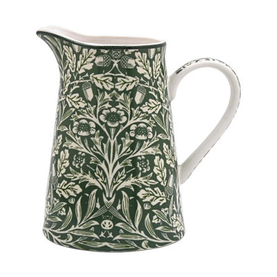Fine China Jug William Morris Acorn Pitcher Serving Milk Drinks Water 600Ml from B&Q