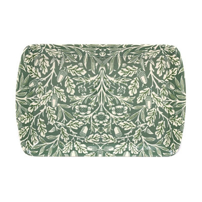 Serving Tray William Morris Acorn Small Platter Food & Drinks Rectangular Tray from B&Q