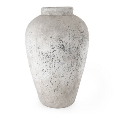 Candlelight 37.5Cm Medium Stone Urn Vase Stylish Add from B&Q