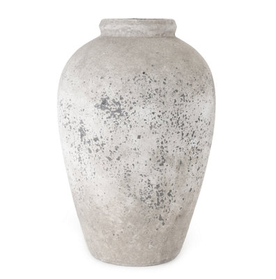 Candlelight 45Cm Large Stone Urn Vase Decorative Piece from B&Q
