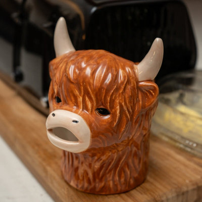 Madison & Mayfair Highland Cow Themed Milk Pouring Jug