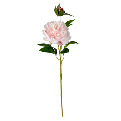 Candlelight Pink Peony Artificial Foliage (H) 610mm from B&Q