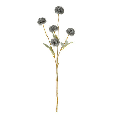 Candlelight Blue Kiku Artificial Foliage (H) 500mm from B&Q