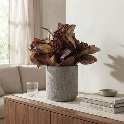 Madison & Mayfair 30Cm Eucalyptus Plant In Brown Pot Artificial Eucalyptus Tree