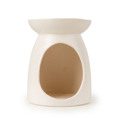 Candlelight Cream Ceramic Wax Melt Burner from B&Q