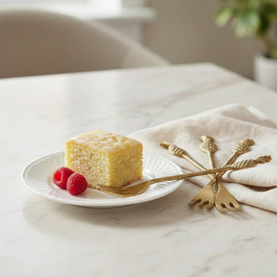Madison & Mayfair Cake Forks Set With Decorative Pineapple Handles
